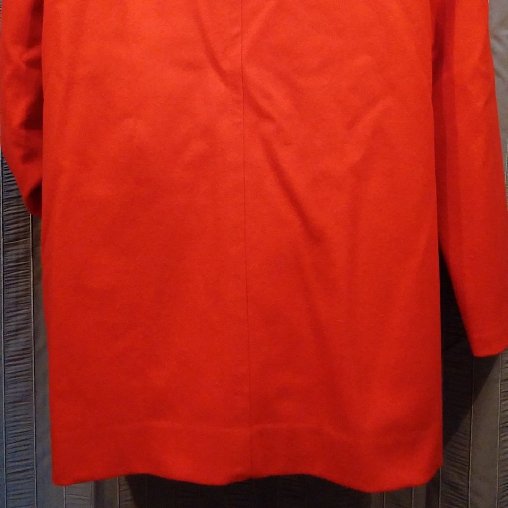 Pendleton Red Peacoat 100% Wool Stroller Jacket - image 6